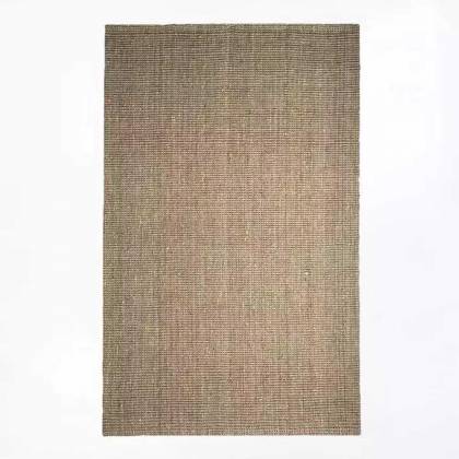 Hand Woven Jute Rug Natural Color Loop Pattern Durable and Stylish (Design NL-021) Manufacturers, Suppliers, Exporters in Birmingham