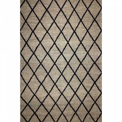 Hand Woven Jute Wool Rug Natural Color Flat Pile Durable and Stylish (Design NL-007) Manufacturers, Suppliers, Exporters in Belgium