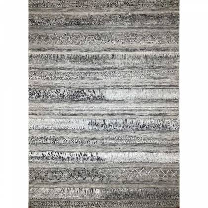 Hand Woven Viscose Rug Grey Beige Color Flat Pile 15mm Pile Height Durable and Stylish (Design OD-002) Manufacturers, Suppliers, Exporters in Noida