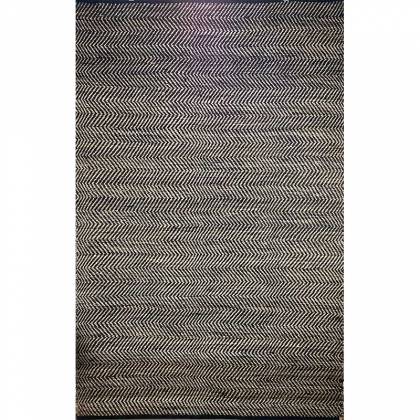 Hand Woven Wool Black Brown Flat Weave Rug (Design NL-006) Manufacturers, Suppliers, Exporters in Noida