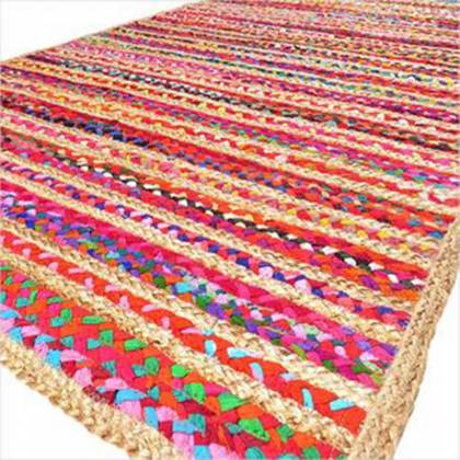 Hand Woven Wool Multi Color Flat Weave Rug (Design BR-009) Manufacturers, Suppliers, Exporters in Noida