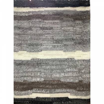 Hand Woven Wool Rug Brown Grey Color Pile Pattern 15mm Pile Height Durable and Stylish (Design OD-015) Manufacturers, Suppliers, Exporters in Birmingham