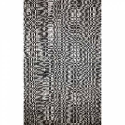 Handcrafted Flat Weave Rug in Wool – White and Black (Design MD-003) Manufacturers, Suppliers, Exporters in Birmingham