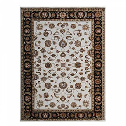 Handcrafted Persian Wool Rug in Ivory and Blue – (Design Code HKC-032) Manufacturers, Suppliers, Exporters in Birmingham