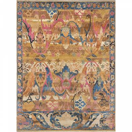 Luxurious Hand-Knotted Persian Wool Rug – Beige and Pink Elegance (Design Code - HKC-012) Manufacturers, Suppliers, Exporters in Birmingham