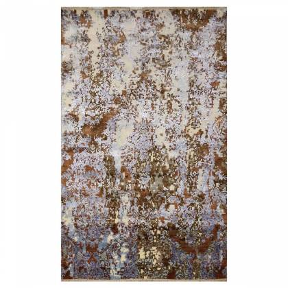 Persian Hand Knotted Wool Rug - Silver and Brown (Design Code-NS9607) Manufacturers, Suppliers, Exporters in Croatia