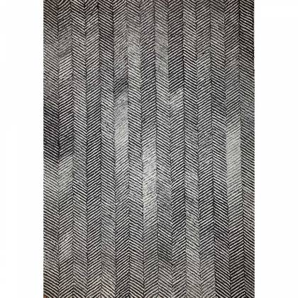 Premium Hand-Tufted Viscose Rug in Grey and Silver with Loop Cut Texture (Design Code HT-008) Manufacturers, Suppliers, Exporters in Birmingham