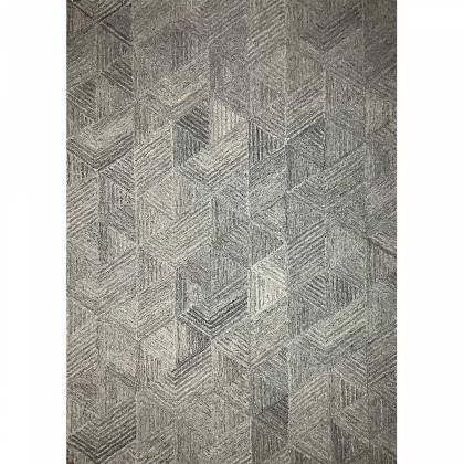 Premium Hand-Tufted Viscose Rug in Grey with Loop Cut Pattern (Design Code HT-011) Manufacturers, Suppliers, Exporters in Noida