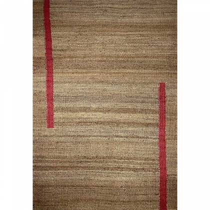 Premium Hand Woven Jute Rug Natural Red Color Flat Weave Timeless and Durable (Design NL-013) Manufacturers, Suppliers, Exporters in Birmingham