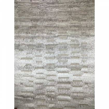 Premium Hand Woven Viscose Rug Silver Color Flat Pile 15mm Pile Height Timeless and Durable (Design OD-029) Manufacturers, Suppliers, Exporters in Noida