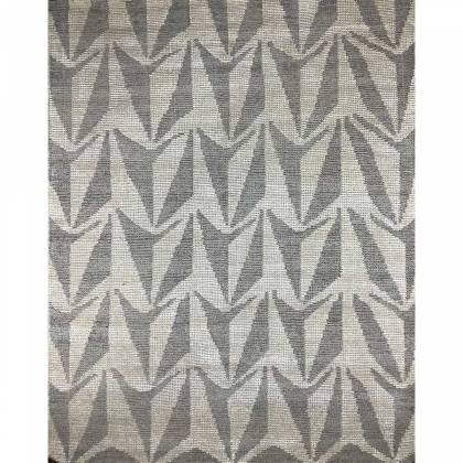 Premium Hand Woven Viscose Rug Silver Color Zero Pile Flat Weave Timeless and Durable (Design OD-009) Manufacturers, Suppliers, Exporters in Noida