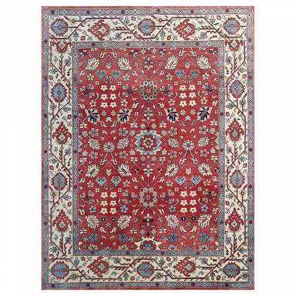 Premium Persian Wool Rug – Rust and Cream Handwoven (Design Code HKC-015) Manufacturers, Suppliers, Exporters in Birmingham