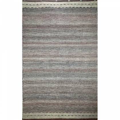 Red Silver Lines Pattern Wool Rug Flat Weave Hand Woven (Design FL-019) Manufacturers, Suppliers, Exporters in London