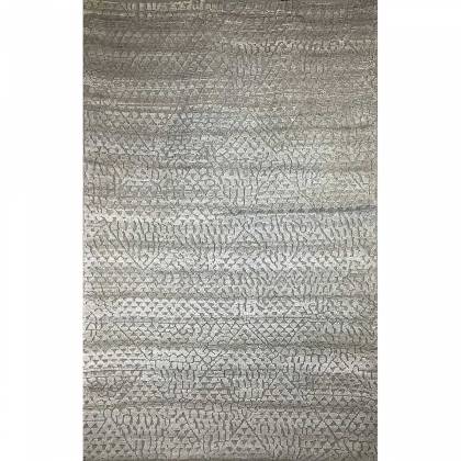 Timeless Silver and Grey Geometric Wool Rug – (Design Code HKC-049) Manufacturers, Suppliers, Exporters in Croatia