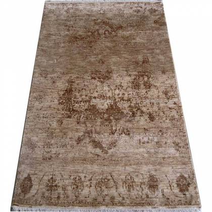 Vintage Brown Wool Rug – Hand-Knotted Persian Pattern (Design Code M-12) Manufacturers, Suppliers, Exporters in Birmingham