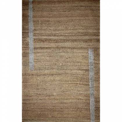 Wool Brown Grey Flat Weave Hand Woven Rug (Design NL-012) Manufacturers, Suppliers, Exporters in Noida